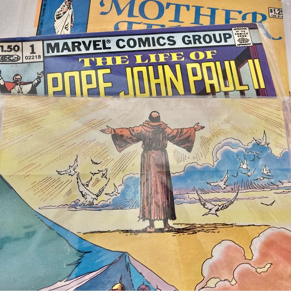 Vtg Marvel Comics Collection: Mother Teresa, Pope John Paul II, St. Francis - Picture 15 of 15